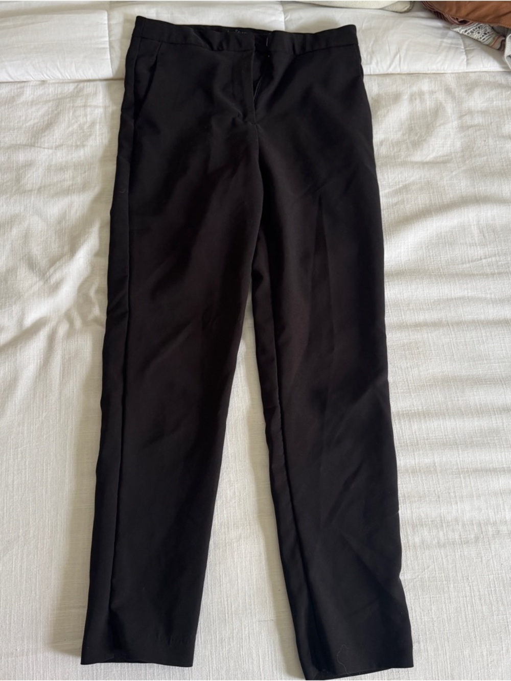 Love Tree Black Dress Pants with Hook & Button Waist